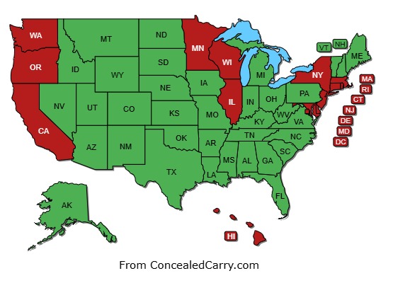 concealed carry reciprocity