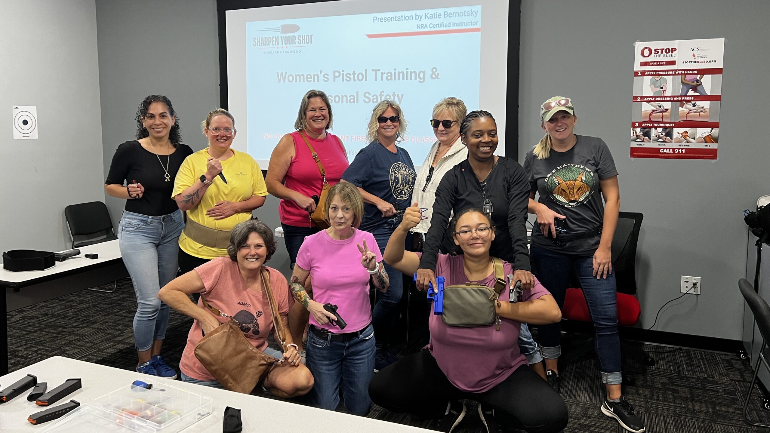 women's pistol training