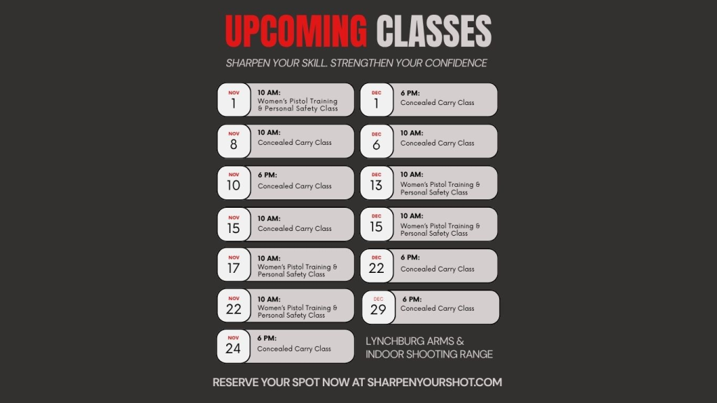 CONCEALED CARRY CLASSES