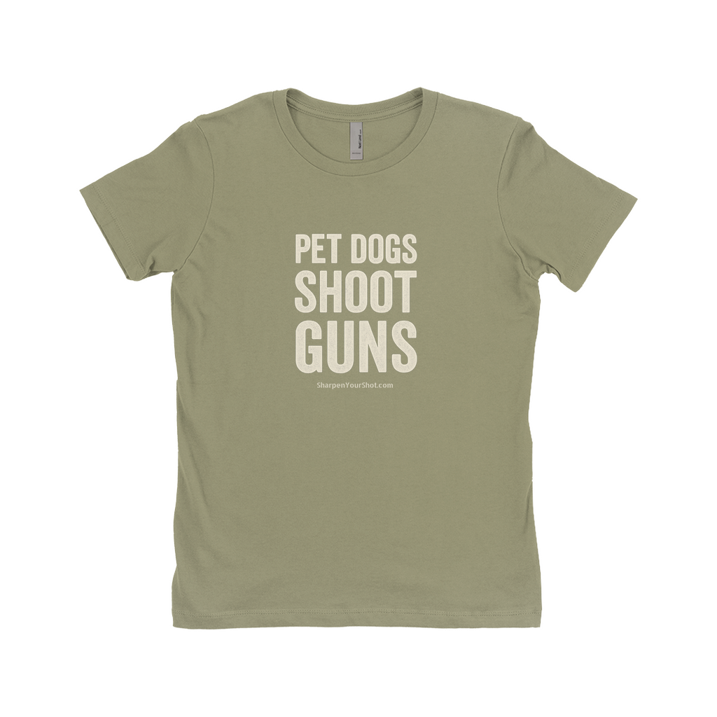 Pet Dogs Shoot Guns Tee - Image 3