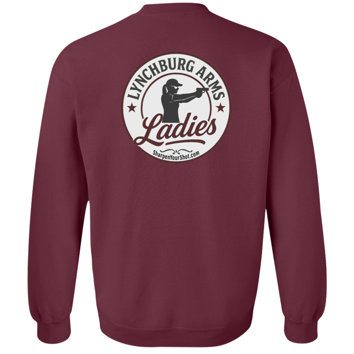 Lynchburg Arms Ladies Crewneck Sweatshirt - Image 2