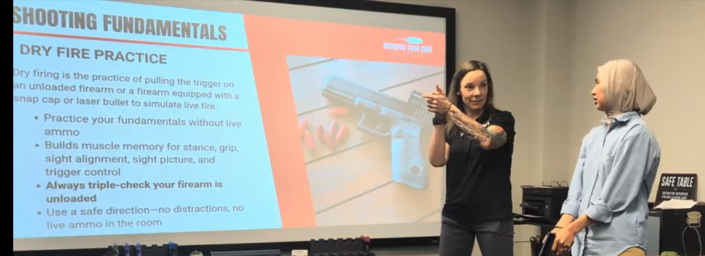 firearms training and dry fire practice
